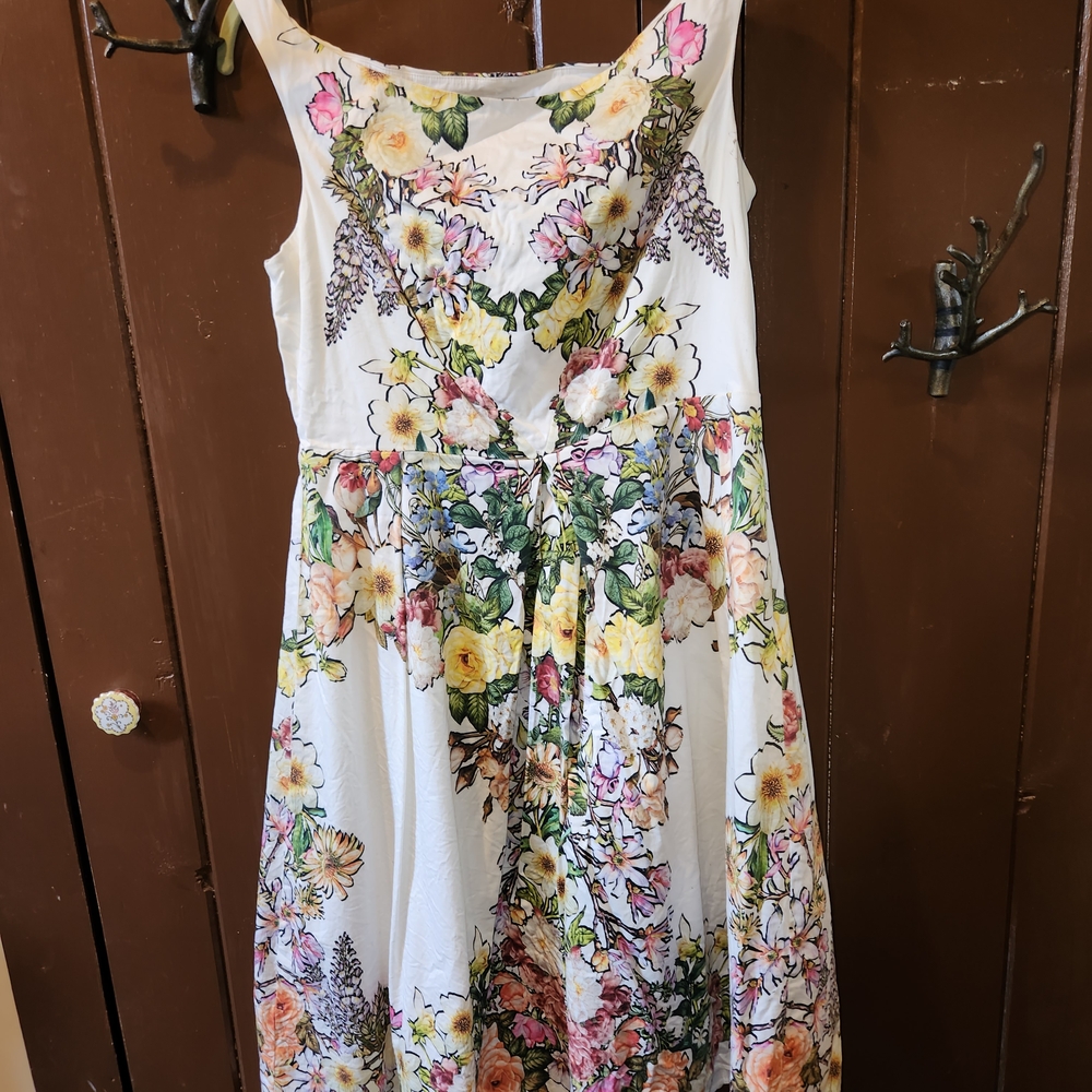 ASOS Floral Midi Dress - Multicolor